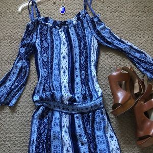 INC cold shoulder romper
